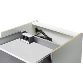 naber gmbh Schuko-Steckdose Evoline Wing 2 Schwarz 1 St.