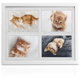 bomoe Bilderrahmen Galeria Weiß 10x15 cm 4er Set