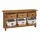vidaXL Sideboard 100 x 30 x 50 cm Braun