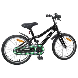 vidaXL Kinderfahrrad 18 Zoll schwarz