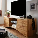 FineBuy TV Schrank FineBuy Lowboard 160x50x40 cm Holz Fernsehkommode Fernsehschrank