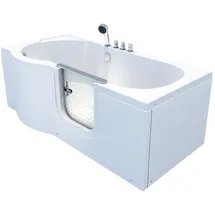 AcquaVapore Badewanne mit Tür 85 x 170 cm (S12-TH-R)
