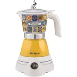 Ariete 1358/1P Espressokocher Aroma Positano, elektrisch, 400 W, 2/4 Tassen, kabellos, automatische Abschaltung, Temperaturerhaltung