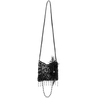 Boland Kostüm Umhängetasche Flapper 20er Jahre 19x19cm schwarz
