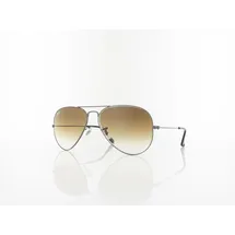 Ray-Ban Aviator Large Metal RB3025 004/51 58-14 gunmetal/light brown gradient