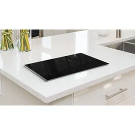 ALLboards Herdabdeckplatte Schneidebrett Glas 1-tlg. 52 x 60 cm Schwarz