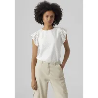 Vero Moda Vmtassa Sl Frill Noos Top Weiß M