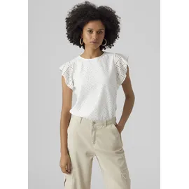 Vero Moda Vmtassa Sl Frill Noos Top Weiß M