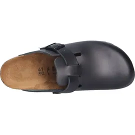 Birkenstock Boston Naturleder schmal schwarz 45