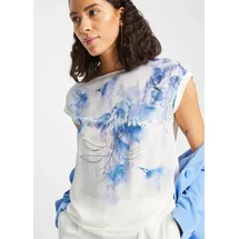 bonprix Blusenshirt Blau XXL