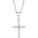 s.Oliver Kette mit Kreuz Anhänger 925er Silber