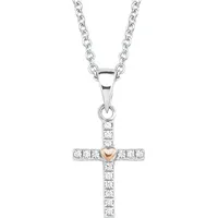 s.Oliver Kette mit Kreuz Anhänger 925er Silber