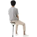 Niemals verwendet] Klappbarer Campinghocker, Einbeinstuhl, Campingstuhl, Strandstuhl, Angelstuhl, Gartensitz, leicht und einfach zu tragen,