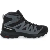 Salomon X Ward Leather Mid Gtx W, 471820 - Schwarz, Grau