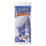 Wilkinson Sword Duplo Herren Einwegrasierer, 6 + 2 St, 1er Pack