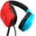 Trust GXT 416S Zirox Federleichtes Gaming-Headset, Schwarz/Cyan/Rot