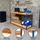 Monster Racking Werkbank Stahl/Spanplatte/Holzwerkstoff 90 cm x 45 cm x 90 cm orange