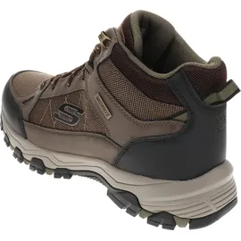 SKECHERS Selmen Melano Trekking Shoes, Chocolate Leather W/Mesh, 45