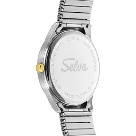 Selva Technik Quarz Zugband bicolor 39 mm SELVA