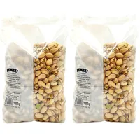 Oltresole - Geröstete und gesalzene Pistazien mit Schale 1 Kg - salziger Snack ideal für Aperitifs und Partys, ausgewählte Nüsse in der Schale (Packung mit 2)