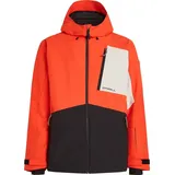 O'Neill O'Neill, Herren Skijacke, HAMMER BLOCK SNOW Jacket Paprika Flame Colour Block, M