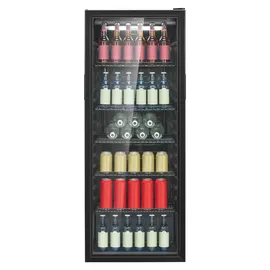 Bomann KSG 7292 Getränkekühlschrank (236 l, 1430 mm hoch, Schwarz)