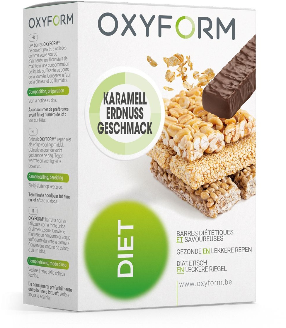 Oxyform Diätriegel Erdnuss Karamell 18 St