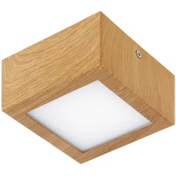 Eglo LED Aufbauspot COLEGIO Eichen Optik 4,2W 3000K (Warmweiß)