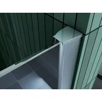 10 mm Spiegelglas Duschtrennwand FREE-MIRROR 100 x 200 cm