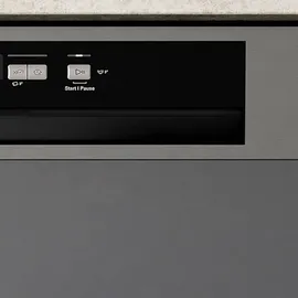 Bauknecht BBC 3B+26 X Einbau-Geschirrspüler (teilintegrierbar, 598 mm breit, Edelstahl)