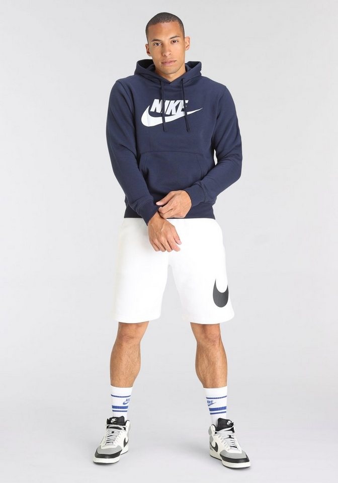 Nike Sportswear Kapuzensweatshirt Club Fleece Men's Graphic Pullover Hoodie blau M