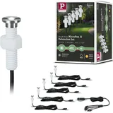 Paulmann Plug & Shine Set 5 LED-Einbauleuchten MicroPen II Edelstahl