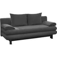 SUN GARDEN Sun garden, SO240/BERN Schlafsofa mit Stauraumfunktion und Kissen 190x92x93 cm - 2 Jahre Gewährleistung - mind. 14 Tage Rückgaberecht - Grau