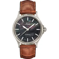 Sinn Instrumentelle Uhren 556 I Perlmutt S 556.0105 - perlmutt schwarz,cognac - 38.5mm