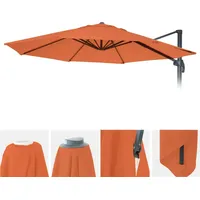 MCW Schirmbezug A96 Polyester Ø 3 m Terracotta