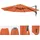 MCW Schirmbezug A96 Polyester Ø 3 m Terracotta