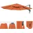 MCW Schirmbezug A96 Polyester Ø 3 m Terracotta