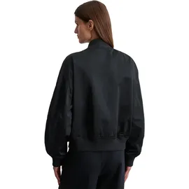 Marc O'Polo "aus recyceltem Polyester-Twill", Damen, Gr. 34, blau (deep night blau), Obermaterial: 100% Polyester; Füllung: 100% Polyamid; Futter: 100% Polyamid, unifarben, regular fit, Strickbündchen, Jacken Outdoorjacke