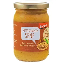 NurPuur Senf mittelscharf demeter
