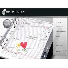 Chronoplan Wochenplan A5 Weiß 2027