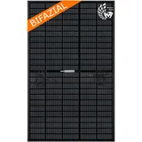 Bifaziales Solarmodul 400 W Full Black Solarpanel Photovoltaik Solarstrom PV