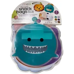 Melii Reusable Snack Bags Säckchen für die Zwischenmahlzeit 6 St.