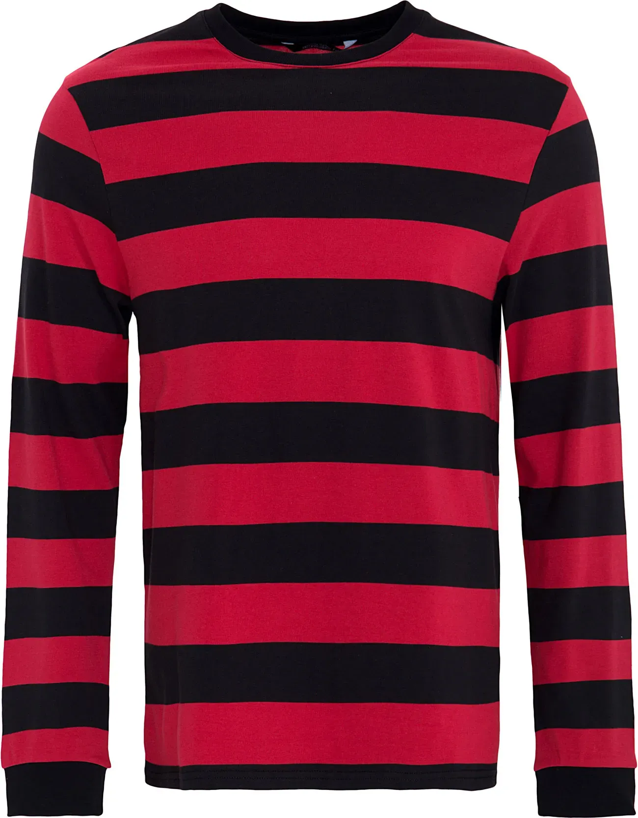 King Kerosin Stripe, pull-over - Rouge - L