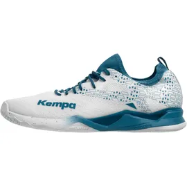 Kempa Wing Lite 2.0 Handballschuhe Weiß Deep Blau, 42.5 EU