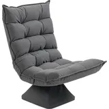 Relaxsessel Lesesessel, Drehbar, 62 Cm X 70 Cm X 95 Cm, Grau