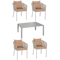 Mendler HWC-N41 Set 5-tlg. Grau