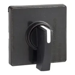 Schneider Electric KAD1H Betätigungselement 60x60mm, schwarz, Knebel, schwarz, zum Gravieren