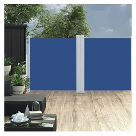 vidaXL Seitenmarkise Ausziehbar Blau 117x600 cm