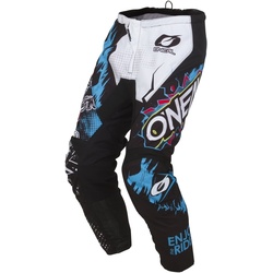 Oneal Element Villain Jugend Motocross Hose, weiss, Größe XL