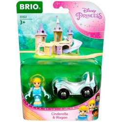 BRIO® Spielzeug-Eisenbahn Disney Princess Cinderella mit Waggon